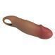 Подовжуюча насадка PRETTY LOVE - Damell Penis Sleeve Brown, BI-026278N-1