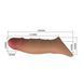 Подовжуюча насадка PRETTY LOVE - Damell Penis Sleeve Brown, BI-026278N-1