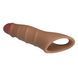 Подовжуюча насадка PRETTY LOVE - Damell Penis Sleeve Brown, BI-026278N-1