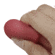 Подовжуюча насадка PRETTY LOVE - Damell Penis Sleeve Brown, BI-026278N-1