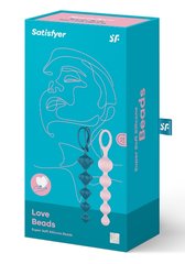 Набір анальних іграшок Satisfyer Love Beads Pink / Green ( 2 шт ), 4000862