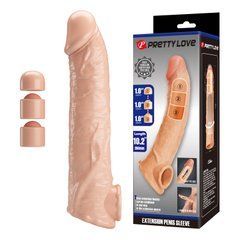 Удлиняющая насадка Pretty Love - Silas Penis Sleeve, BI-026279