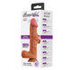 Большой вибратор на присоске BAILE - Buraq Realistic Dildo 9,4", BW-008103ZR-1