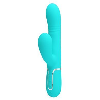 Вібромасажер із поступальним рухом серії Pretty Love - Mariana Twinkled Green 7 vibration functions 4 rolling functions, BW-500034-1
