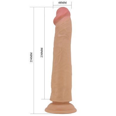 Фалоімітатор на присосці, з ефектом ковзної шкіри LyBaile - Sharife Sliding Skin 10&rdquo;, BW-008118LP