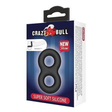 Эрекционное кольцо Crazy Bull SUPER SOFT DOUBLE II, BI-210185