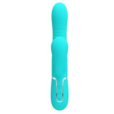 Вібромасажер із поступальним рухом серії Pretty Love - Mariana Twinkled Green 7 vibration functions 4 rolling functions, BW-500034-1