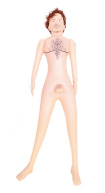 Надувная кукла BOYS of TOYS - DENNIS 3D с вставкой из киберкожи и вибростимуляцией, BS5900003