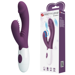 Вибромассажер серии Pretty Love - ANDRE purple, BI-014264-A2