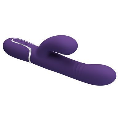 Вибромассажер с поступательным движением серии Pretty Love - Mariana Twinkled Dark Purple 7 vibration functions 4 rolling functions, BW-500034-2