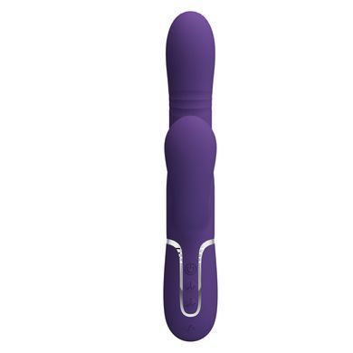 Вибромассажер с поступательным движением серии Pretty Love - Mariana Twinkled Dark Purple 7 vibration functions 4 rolling functions, BW-500034-2