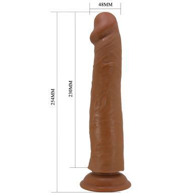 Фалоімітатор на присосці, з ефектом ковзної шкіри LyBaile - Sharife Sliding Skin 10&rdquo;, BW-008118LP-1