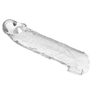 Подовжуюча насадка Pretty Love - Silas Penis Sleeve Clear, BI-026279M