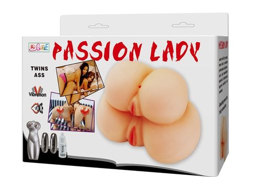 Мега мастурбатор с двойной вибрацией и звуковым сопровождением BAILI - Two Passion Lady Vagina And Ass Vibrating, BM-009136PL