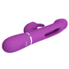 Вібратор із стимулятором клітора PRETTY LOVE - Kampas Rabbit 3 in 1 Purple, BW-500025-3