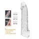 Подовжуюча насадка Pretty Love - Silas Penis Sleeve Clear, BI-026279M
