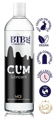 Веганский гель-лубрикант на водной основе Mai - BTB CUM lubricant XXL, 250 ml