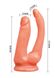 Жіночий анально-вагінальний страпон з вібрацією-Jessica, BW-022029
