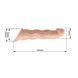 Подовжуюча насадка Pretty Love - Extension Penis Sleeve with Modular Length Blocks, BI-026280