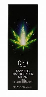 Стимулирующий крем для мужчин Shots - CBD Cannabis Masturbation Cream For Him, 50 ml