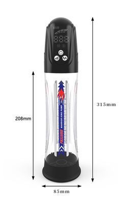 Водонепроникна, автоматична вакуумна помпа із зарядкою від USB CANWIN Water Pump LCD, P412AU