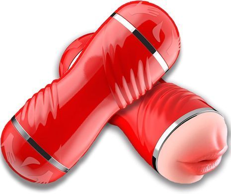 Мастурбатор с двумя входами OYO - Double Pump RED, YQM-205 RED