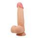 Фалоімітатор на присосці, з хребтом та ефектом ковзної шкіри LyBaile - Sliding Skin 8,5'' Flesh, BW-008105NRG