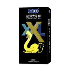 Латексные ультратонкие гладкие презервативы увеличенной ширины OLO - XXL Ultrathin Extra Large, 10 шт