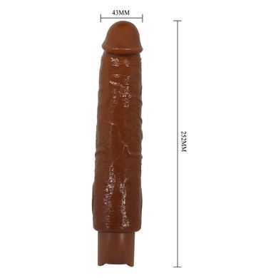 Реалістичний вібратор, що перезаряджається Pretty Love - Soren Realistic Vibrating Dildo Brown, BW-500083-1