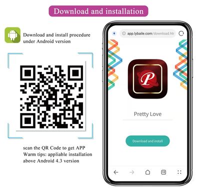 Віброяйце серії Pretty Love ABNER APP, BI-014362HP-1