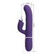 Пульсатор із кліторальним стимулятором серії Pretty Love - Gigi Dark Purple 7 thumping functions 7 licking modes, BW-500035-2