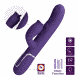 Пульсатор із кліторальним стимулятором серії Pretty Love - Gigi Dark Purple 7 thumping functions 7 licking modes, BW-500035-2