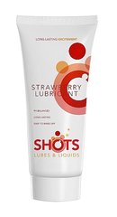Вагинальный ароматизированный лубрикант Shots Strawberry Lubricant, 100 мл