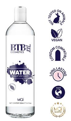 Універсальний лубрикант на водній основі Mai - BTB Water based lubricant XXL, 250 ml