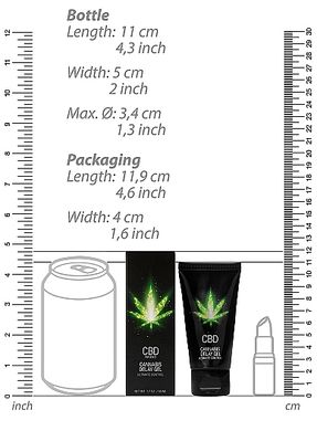 Крем пролонгуючий Shots-CBD Cannabis Delay Gel, 50 ml