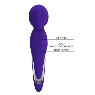 Вібромасажер Pretty Love - Walter USB Violet, BI-014622-3