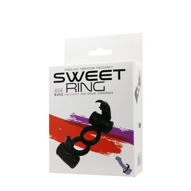 Эрекционное вибро кольцо с стимулятором клитора Sweet RING, BI-014079-1