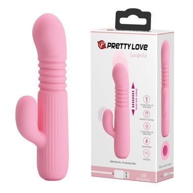 Вібромасажер з поступальним рухом Pretty Love-Leopold, BI - 014593-1