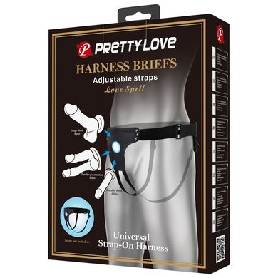 Универсальная система для страпона Pretty Love - HARNESS BRIEFS LOVE SPELL 80-118 CM, BW-022097