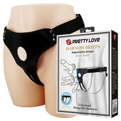 Универсальная система для страпона Pretty Love - HARNESS BRIEFS LOVE SPELL 80-118 CM, BW-022097