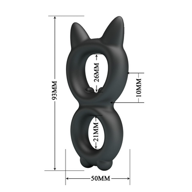 Эрекционное кольцо Crazy Bull №20 - TORAN super soft silicone, BI-210365