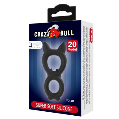 Эрекционное кольцо Crazy Bull №20 - TORAN super soft silicone, BI-210365