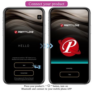 Виброяйцо управляемое смартфоном Pretty Love - Casper Mobile APP, BI-014654HP-1