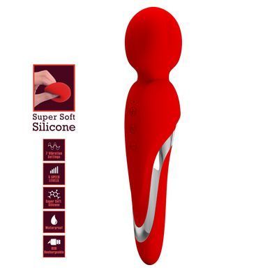 Вібромасажер Pretty Love - Walter USB Red, BI-014622-2