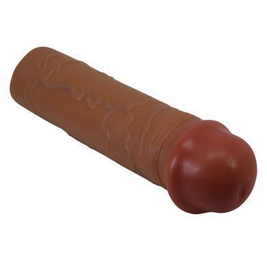 Подовжуюча насадка презерватив Pretty Love - Nile 1" Brown, BI-026252-1