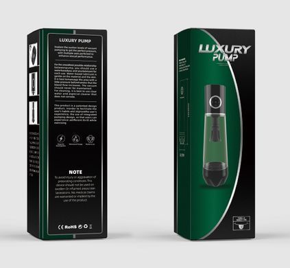Водонепроницаемая, автоматическая вакуумная помпа с зарядкой от USB CANWIN Luxury Pump, P460AU