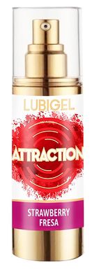Стимулюючий гель (рідкий вібратор) із ароматом полуниці Mai - Attraction Lubigel Privat Gel Liquid Vibrator Efect Strawberry, 30 ml