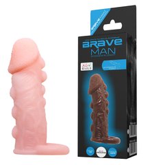 Насадка - презерватив Brave Man, BI-016012-1 ( телесная )