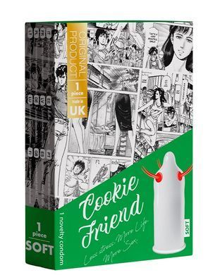 Насадка-презерватив одноразова з еластичними вусиками EGZO Cookie Friend