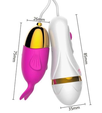 Вібро яйце XESE VE10-BR Pink (12 режимів вібрації, зарядка від USB)
